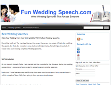 Tablet Screenshot of funweddingspeech.com